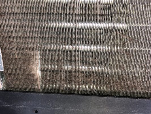 Dirty evaporator coil