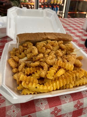 Shrimp Poboy w/ fries