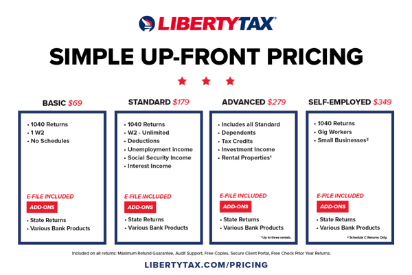 Up Front Pricing valid in March Only.