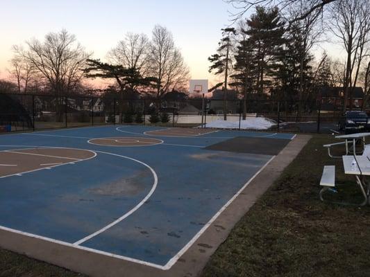 Nice basketball court