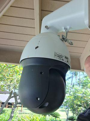 High end PTZ camera install!