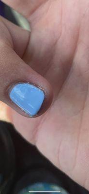 Bad nail paint