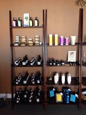 Aromatherapy oils, salt scrubs and sugar scrubs by Zeeta oils.