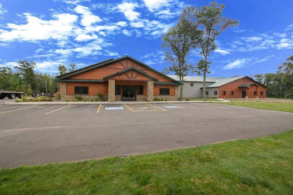 This post frame turnkey commercial building build by Structural Buildings features a unique style that catches the eye!