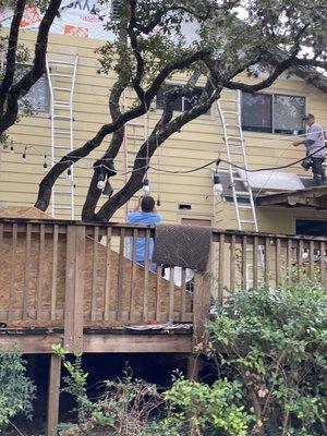 Installing James Hardie siding