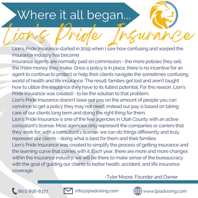 What Lion's Pride Insurance stands for