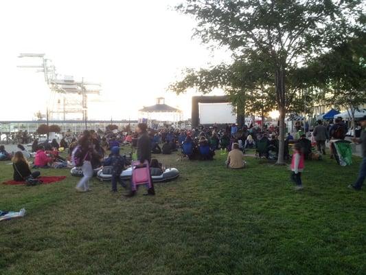 Waterfront Flicks at the Ferry Lawn area