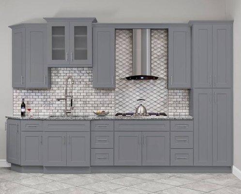 Grey Shaker kitchen