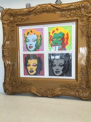 Warhol paintings in the bank