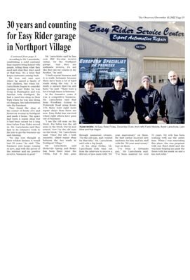 30th Anniversary Northport Observer 


2/2