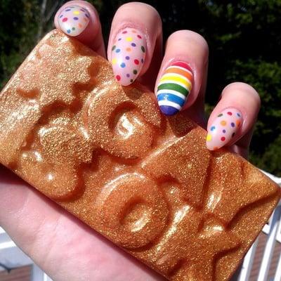 #GayIsOk Pride nails