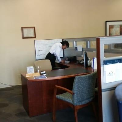 She had the balls to ask the Branch Manager if she could charge her phone at her desk.  SO professional...