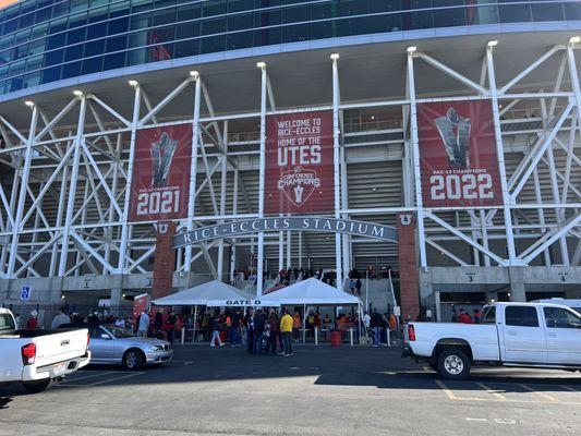 Entrance to stadium