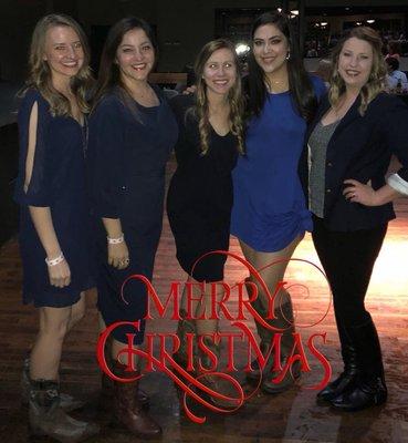 Merry Christmas from GOPT - Irving Meet our staff! (From left to right)  Trisha, Laura, Emily, Annel, Vikki