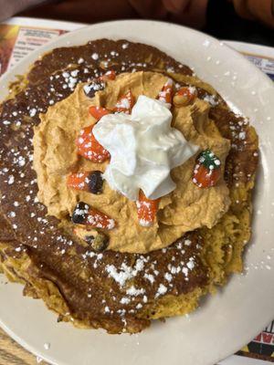 Pumpkin pancakes