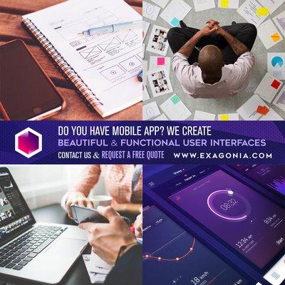Let's Design beautiful, elegant and easy navigation to your Mobile App or Game. Request a FREE quote NOW! www.exagonia.com
