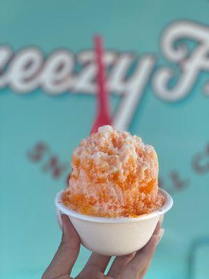 PEACHES N' CREAM 
This sweet and creamy combo will have you refreshed and cooled down in no time.