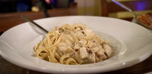 Fettuccine Alfredo with Chicken