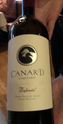 Canard Vineyard Zinfandel Estate Calistoga 2017