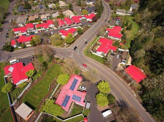 Memory Village includes 9 memory care homes, a salon, a park with 18 hole golf course, multiple secure walking paths, and health center.