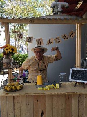 Fresh hand squeezed lemonade!