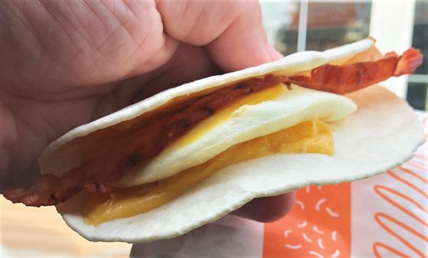 Bacon, Egg, and Cheese Wake Up Wrap