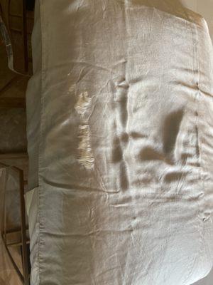 Torn Pillow Case