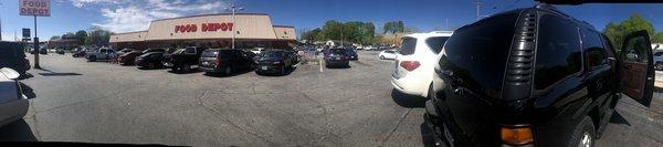 Pano or front parking lot