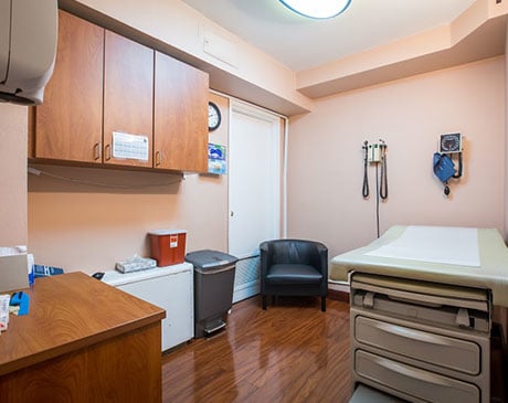 Dr. Ahmadur Rahman's Manhattan treatment room.