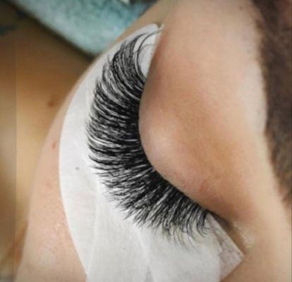 Fullset Eyelash Extensions Volume Set.