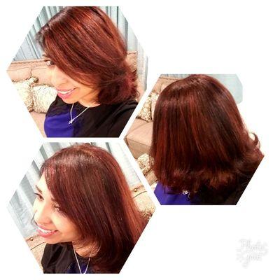 Chante hair Color