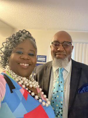 Overseer Christopher and Lady Elder Karmal Williams