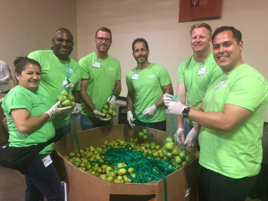 We love getting involved in our community!  Volunteer Event - Second Harvest Food Bank