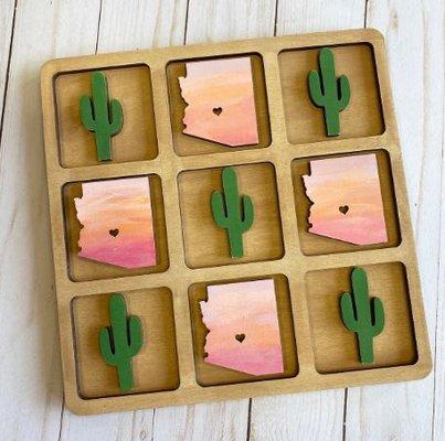 AZ Tic-Tac-Toe Craft Kit! All supplies and tutorials included.