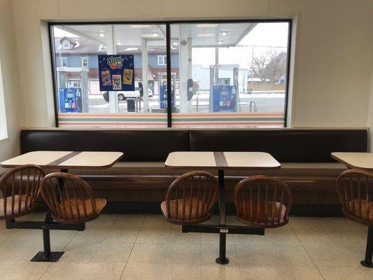 Seating in the 7-11, cool