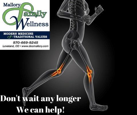 At Mallory Family Wellness, we are pleased to offer sports medicine prevention, diagnosis, and treatment.