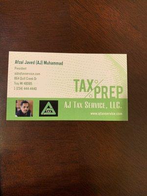 AJ Tax Service