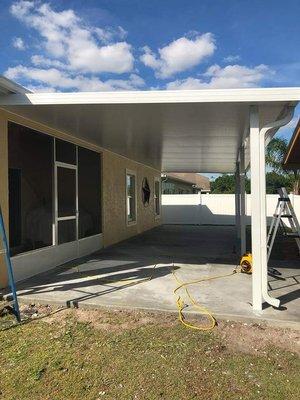 Insulated patio roof