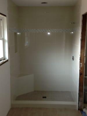 Convert tub to shower stall