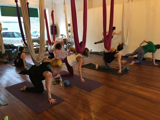 Aerial Barre Fitness