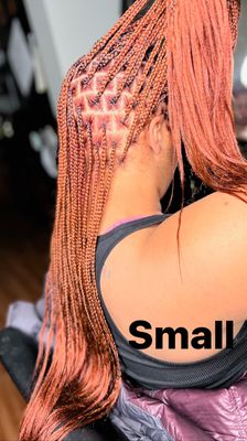 Small Knotless Braids