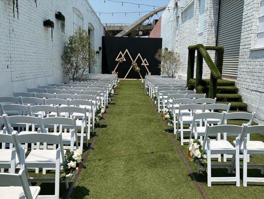 Outdoor courtyard