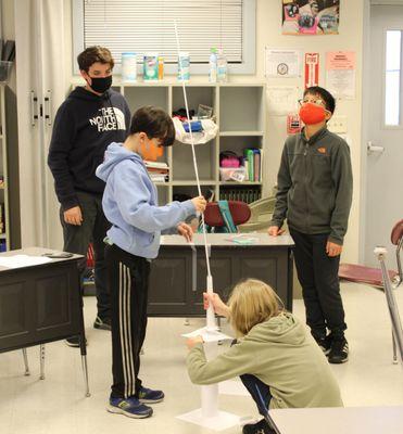 7th grade Paper Tower Challenge