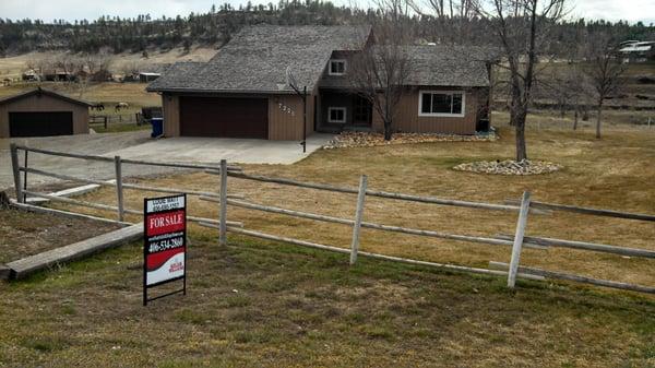 This home sits on 5 acres North East of Billings.  It had been previously listed two times with another agent and had not sol...