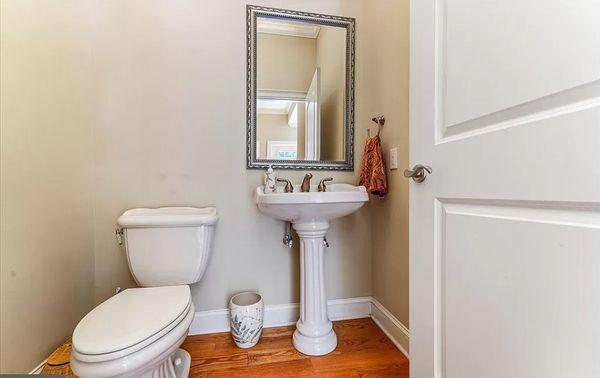 Before powder room remodel