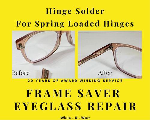 Has your eyeglass arm fallen off? We can help - give us a visit, click, or call today!