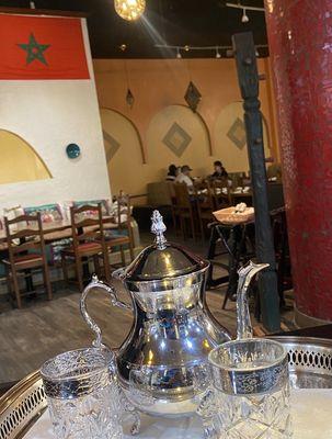 Moroccan mint tea pot