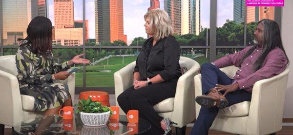 CEO Tracie Lampson and CFO Rahnie Sandhu on Great Day Houston! Check out our youtube!