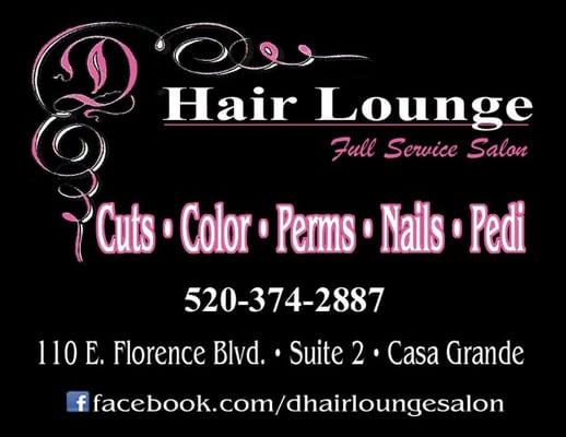 *Full-service salon serving the Casa Grande and surrounding areas. Thank you for visiting our Salon.