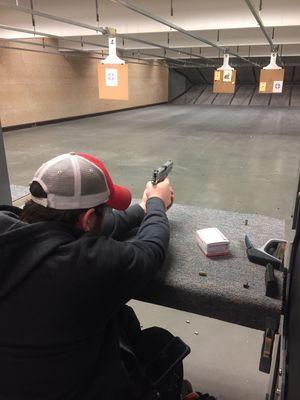 Indoor shooting range -  pistol and rifles!!